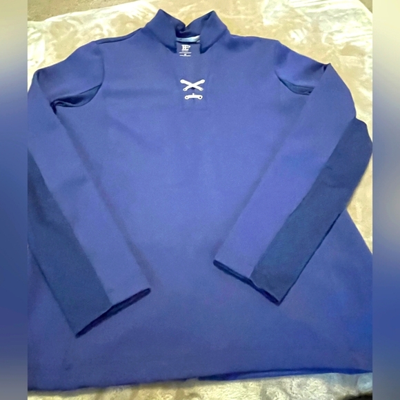 Ep New York Performance Blue Long Sleeve Golf Top Size Medium‎ - Picture 1 of 5